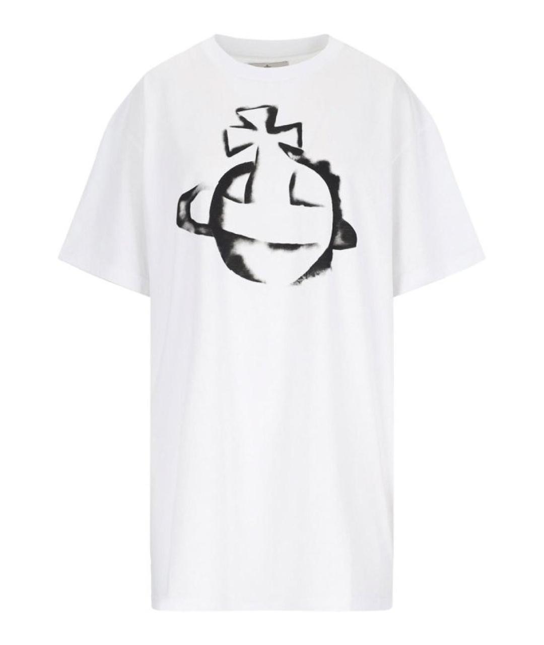 VIVIENNE WESTWOOD Белая хлопковая футболка, фото 1