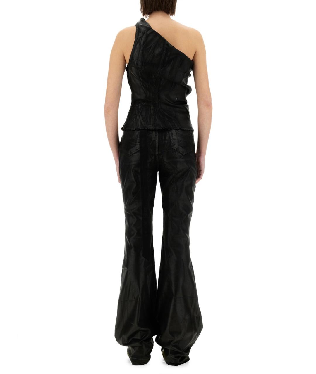 RICK OWENS DRKSHDW Черная хлопковая майка, фото 4