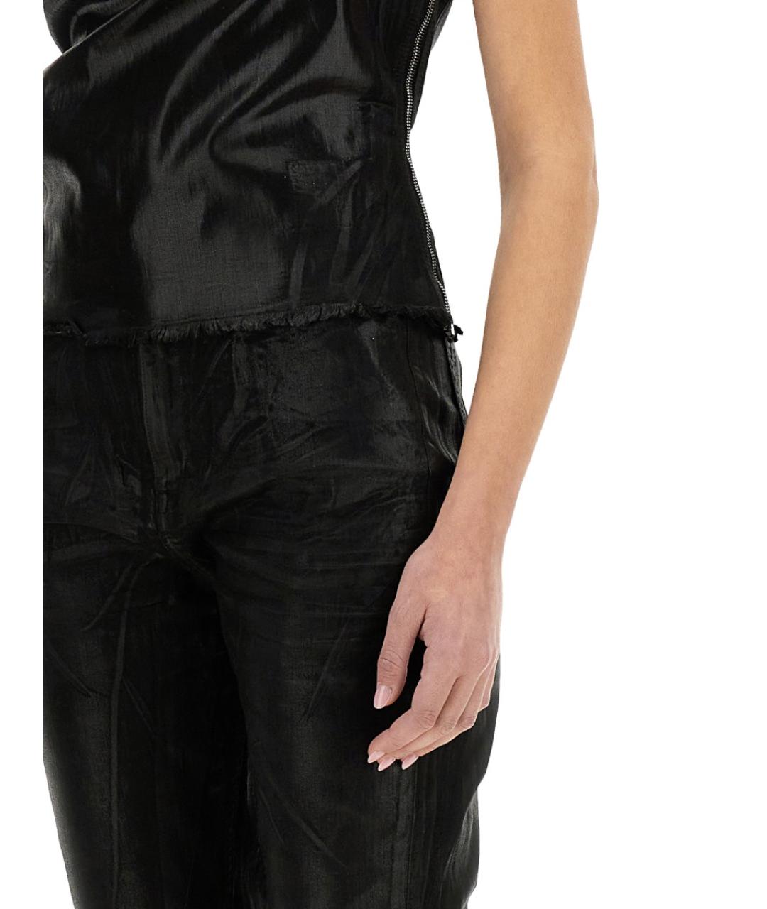 RICK OWENS DRKSHDW Черная хлопковая майка, фото 3