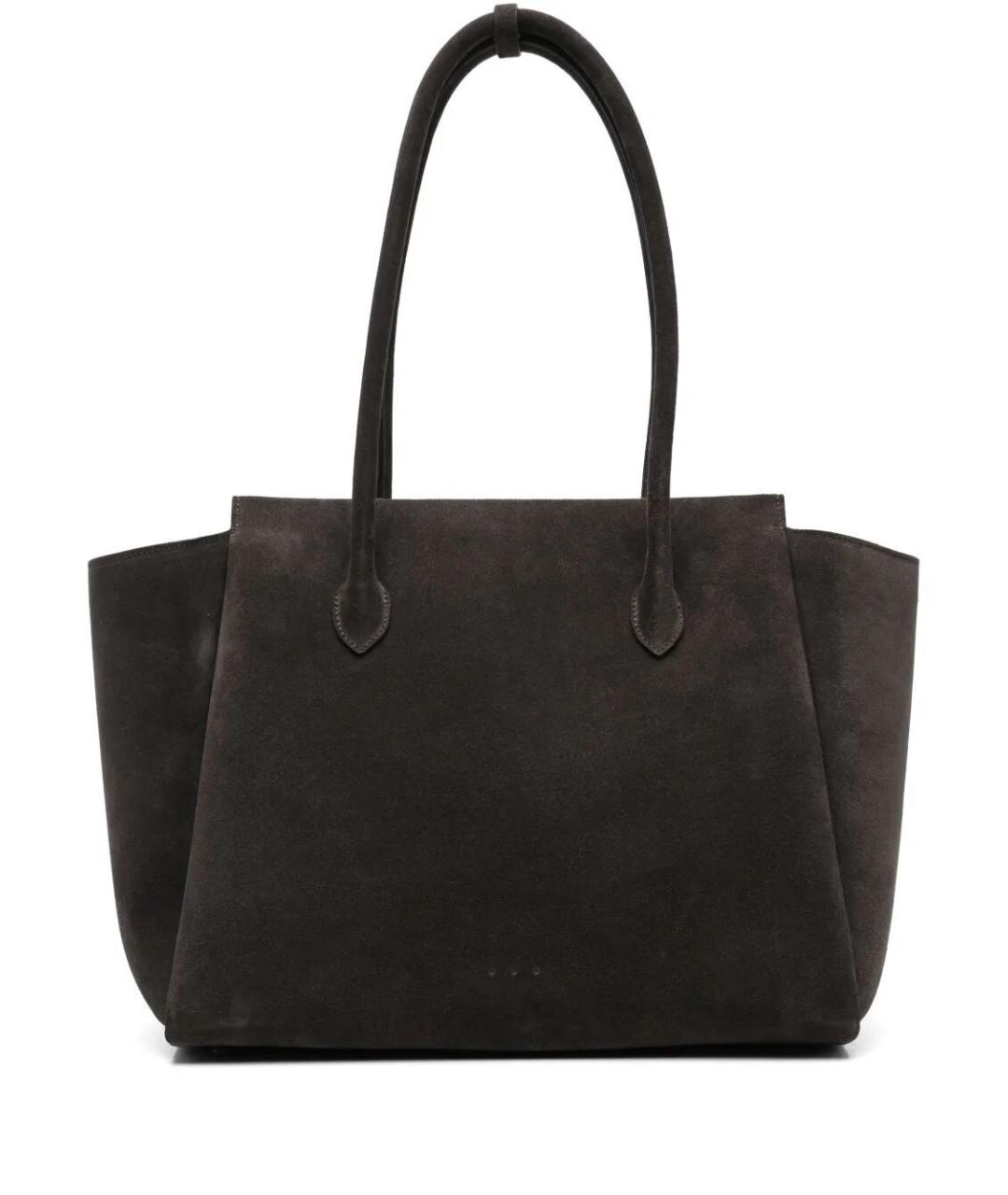 AESTHER EKME Коричневая кожаная сумка тоут, фото 1