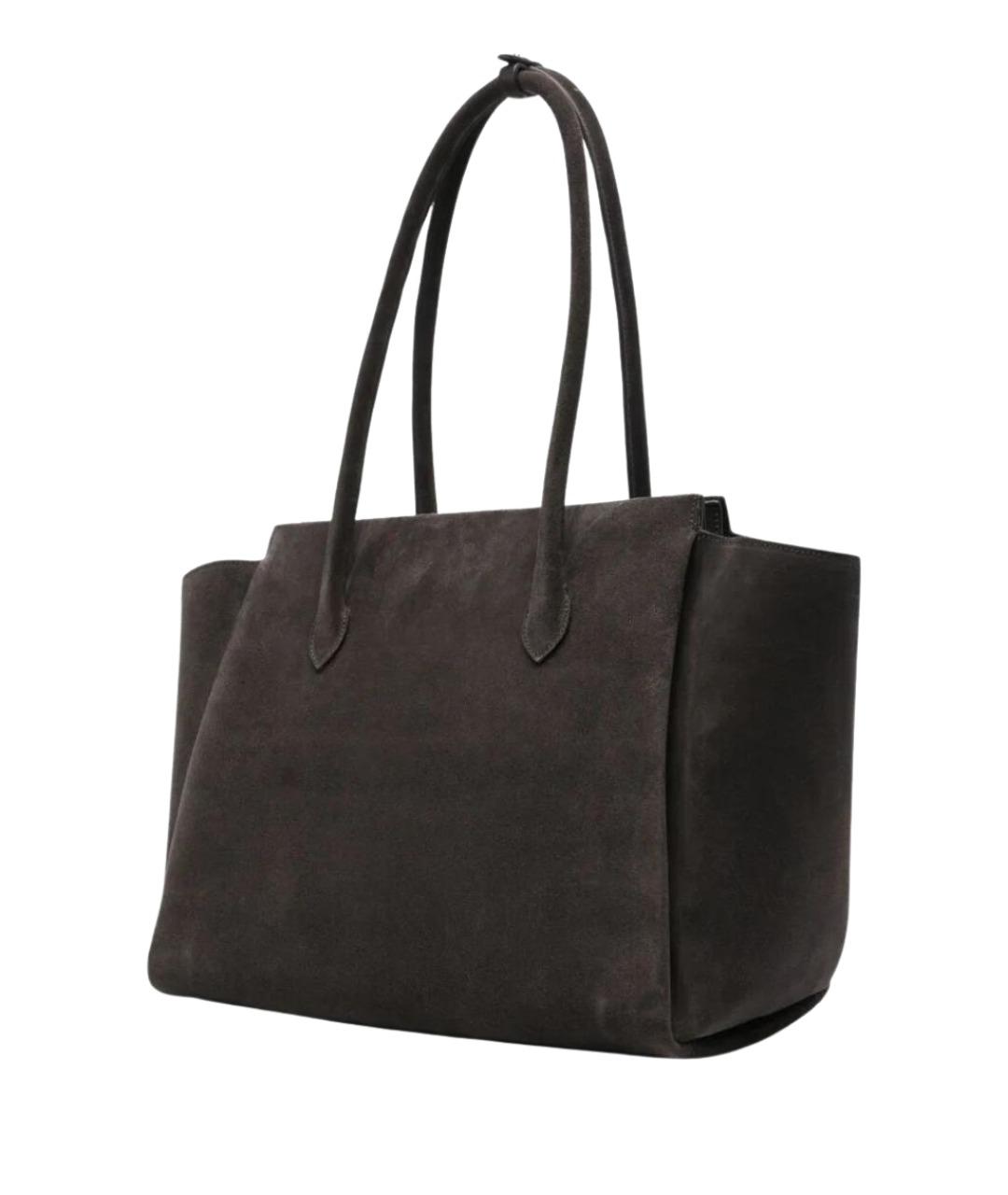 AESTHER EKME Коричневая кожаная сумка тоут, фото 3