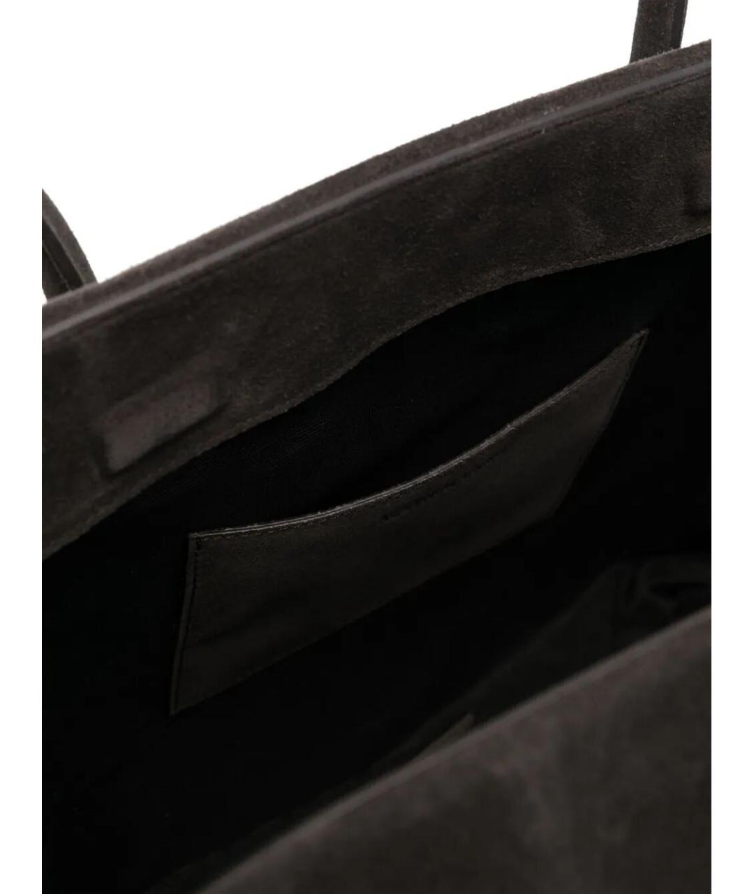 AESTHER EKME Коричневая кожаная сумка тоут, фото 4