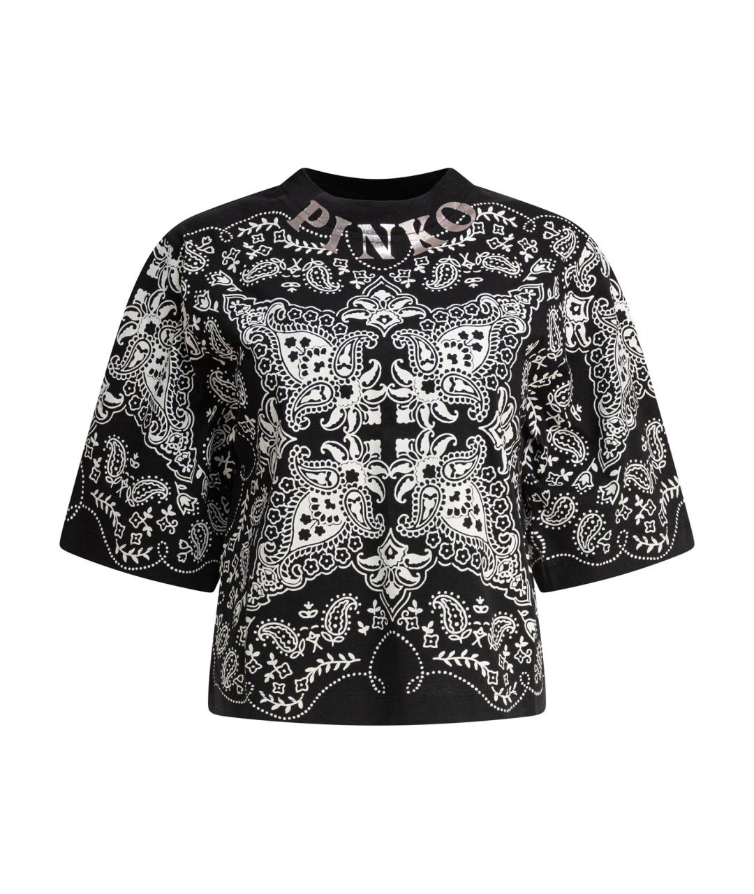 PINKO Мульти хлопковая футболка, фото 1
