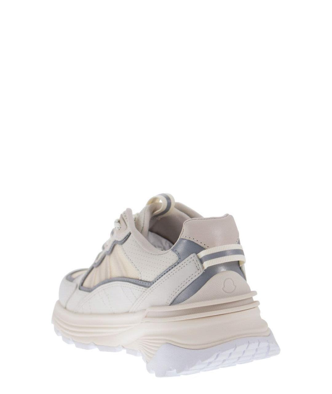 MONCLER Бежевые синтетические кроссовки, фото 3