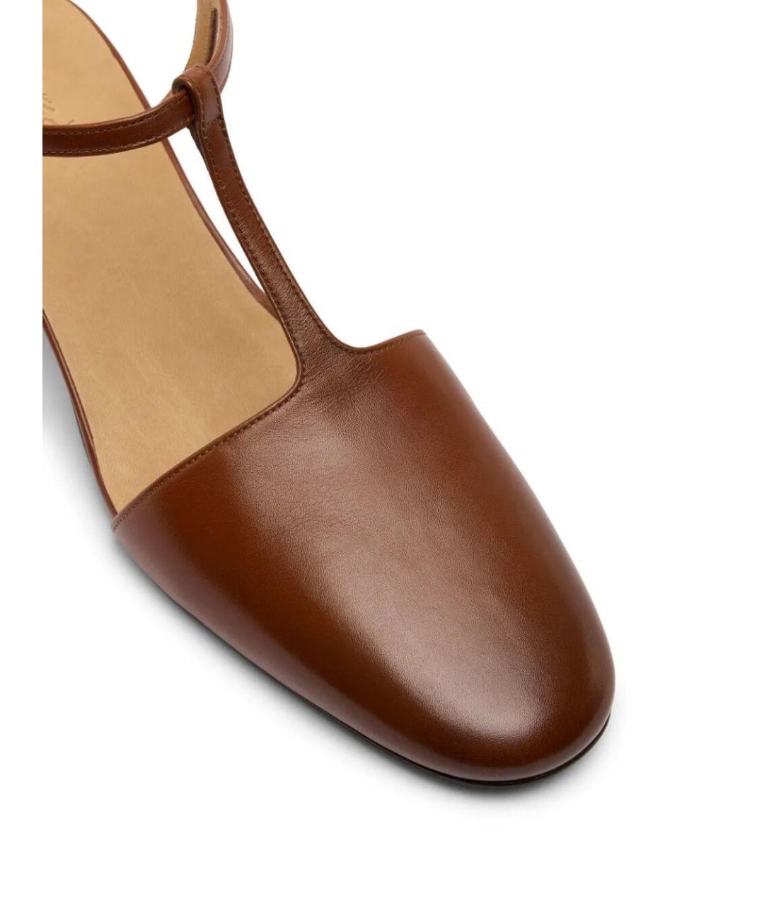 MARSELL Коричневые кожаные туфли, фото 3