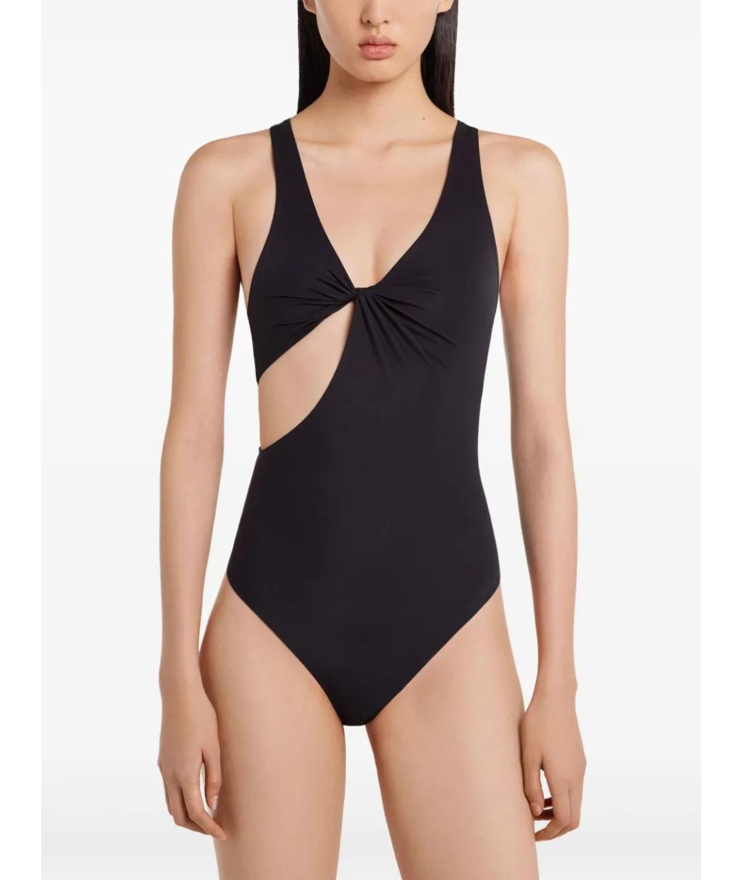 COURREGES Черный полиэстеровый купальник, фото 2