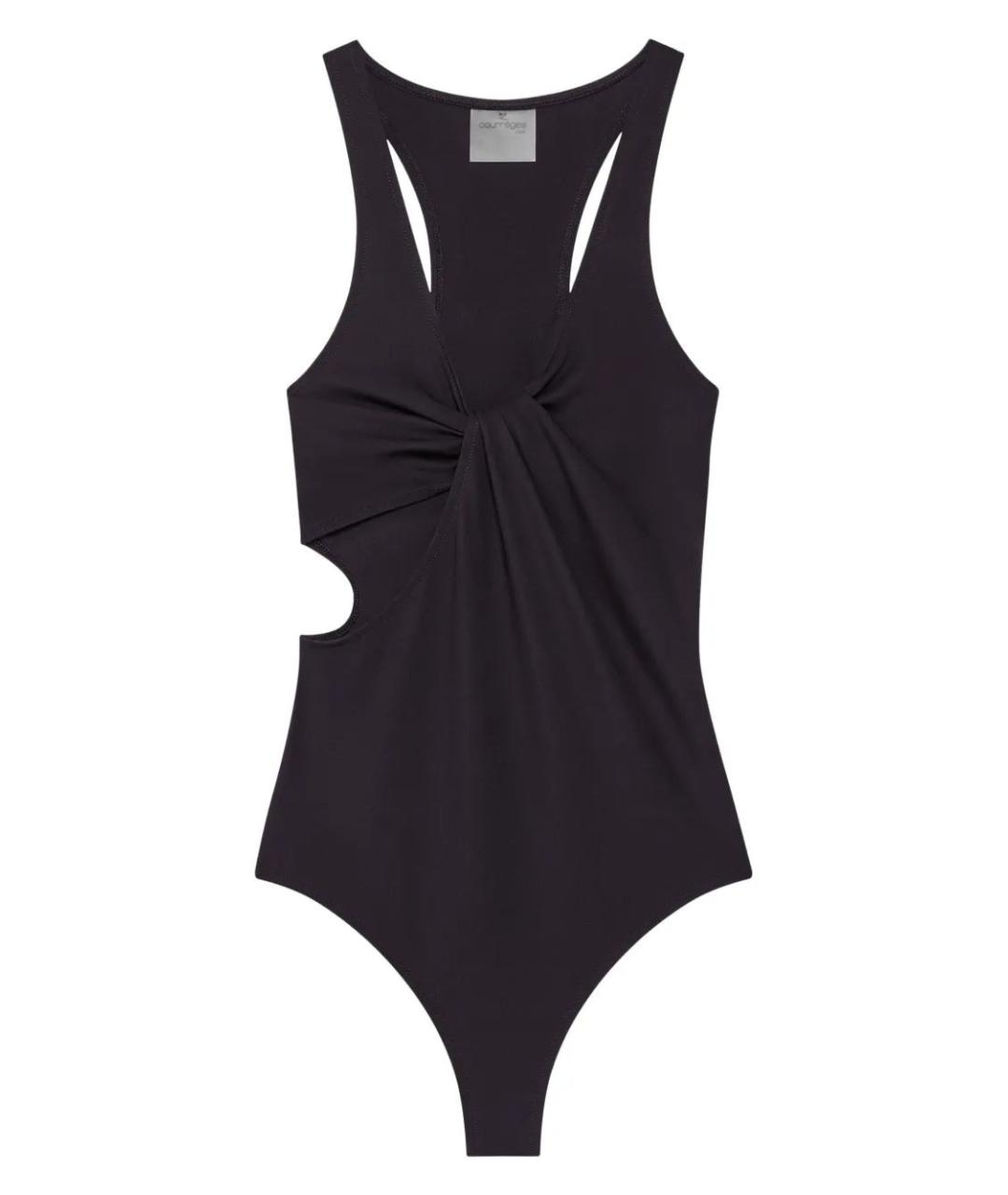 COURREGES Черный полиэстеровый купальник, фото 1