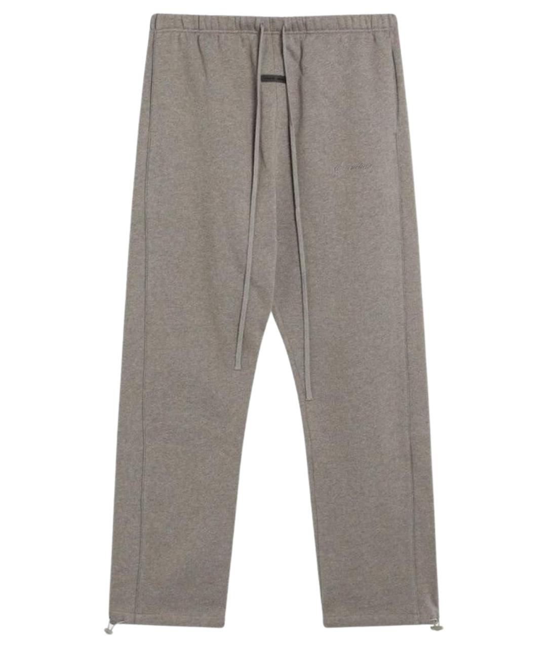 FEAR OF GOD ESSENTIALS Серые хлопковые повседневные брюки, фото 1