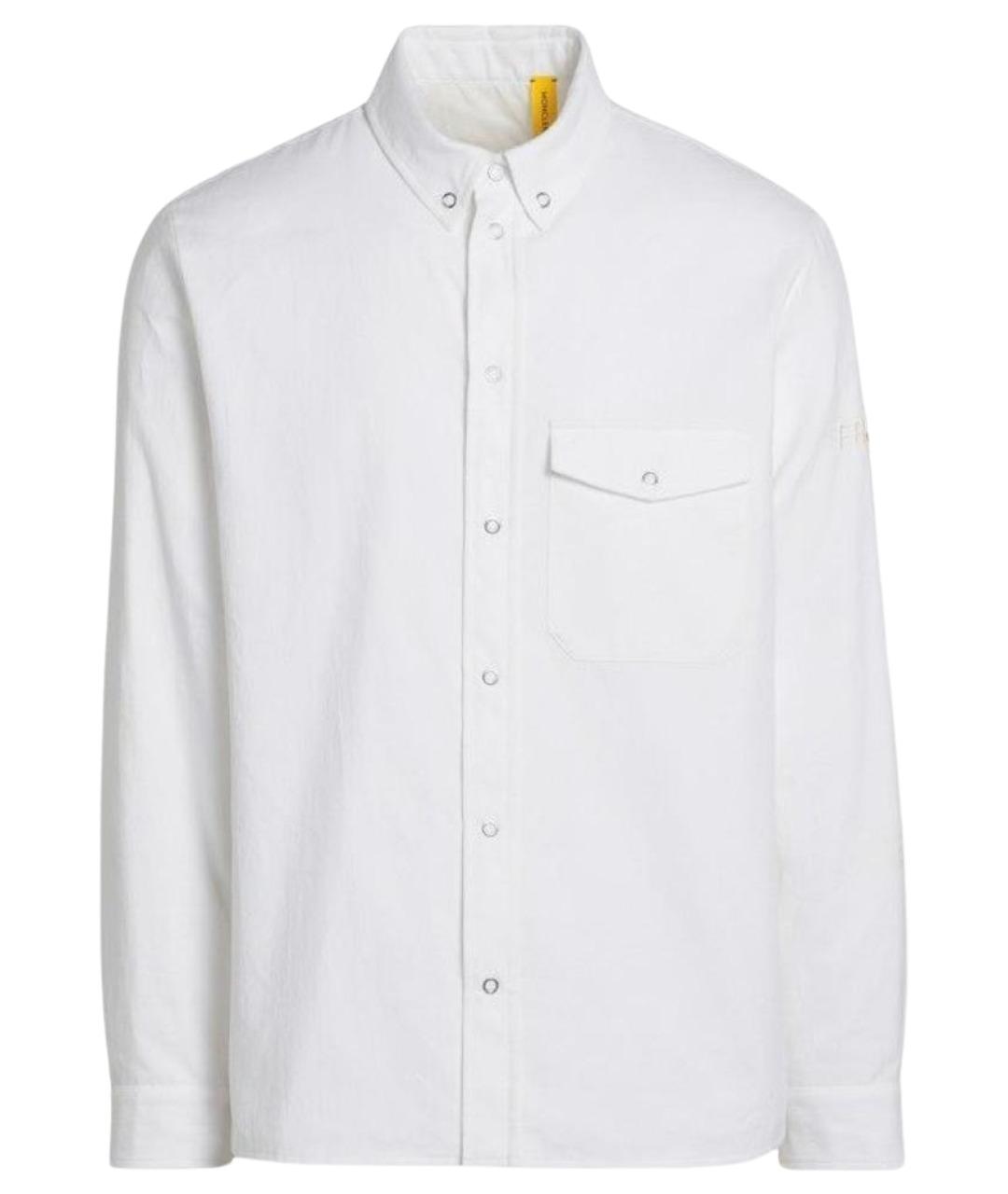 MONCLER Белая хлопковая кэжуал рубашка, фото 1