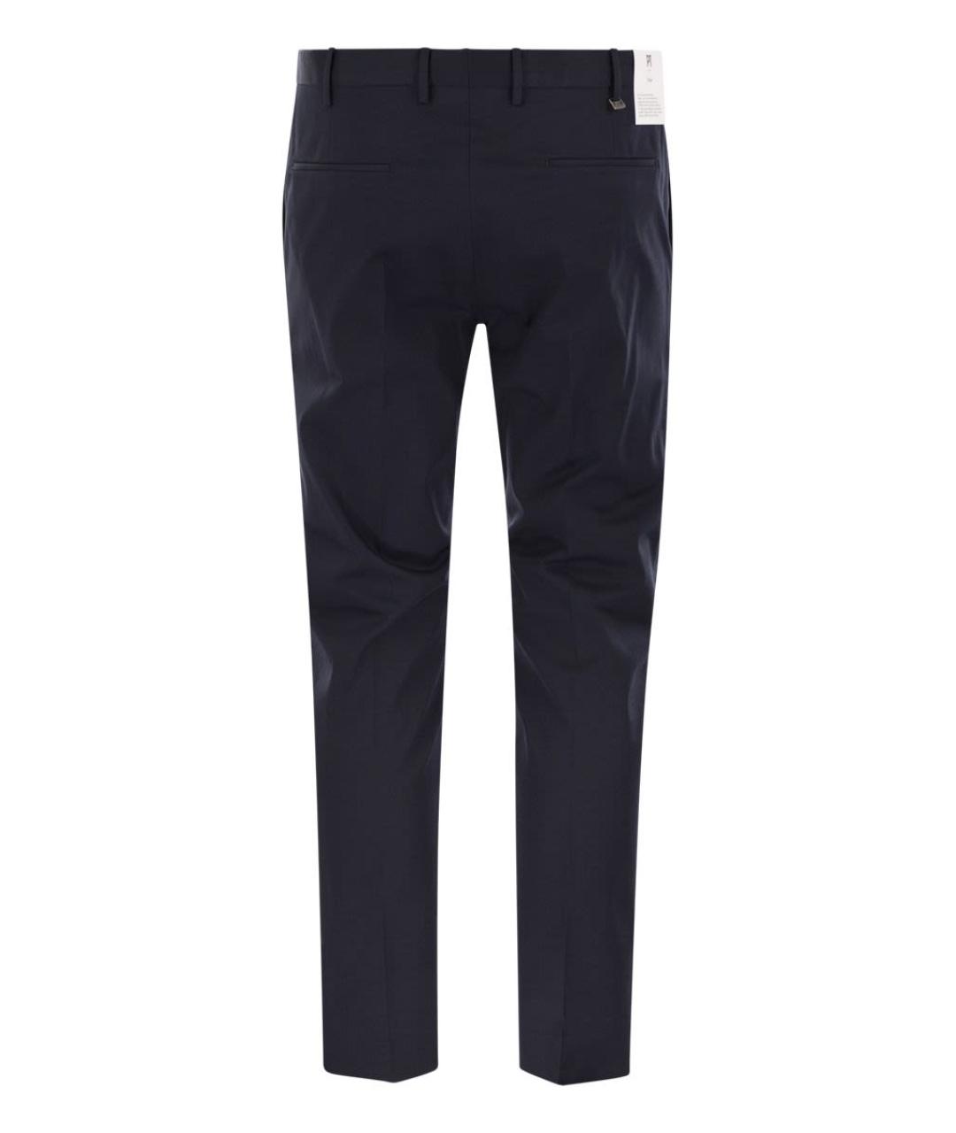 PT TORINO Синие хлопковые повседневные брюки, фото 2