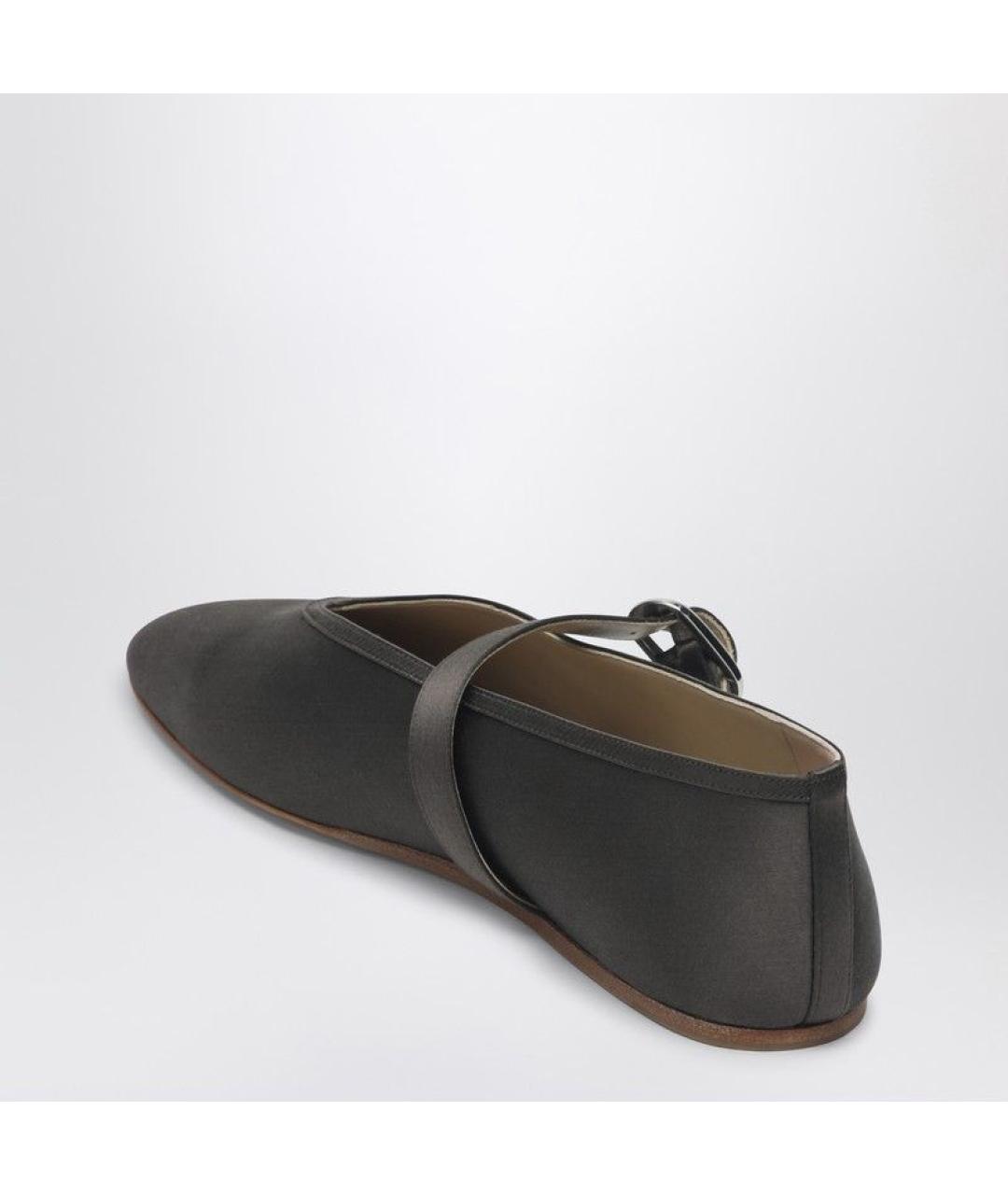 LE MONDE BERYL Коричневые кожаные балетки, фото 2