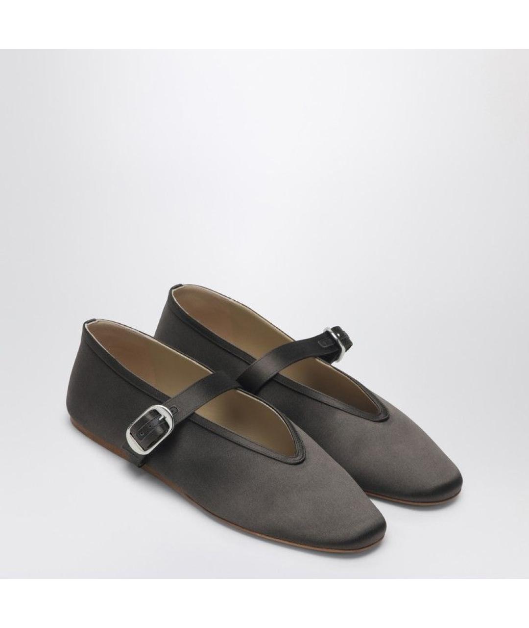 LE MONDE BERYL Коричневые кожаные балетки, фото 3