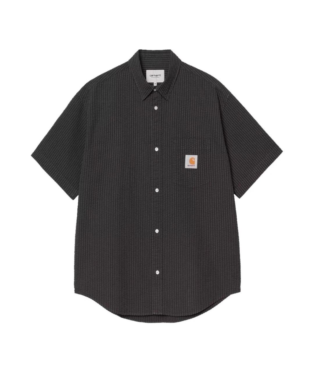 CARHARTT WIP Черная хлопковая кэжуал рубашка, фото 1