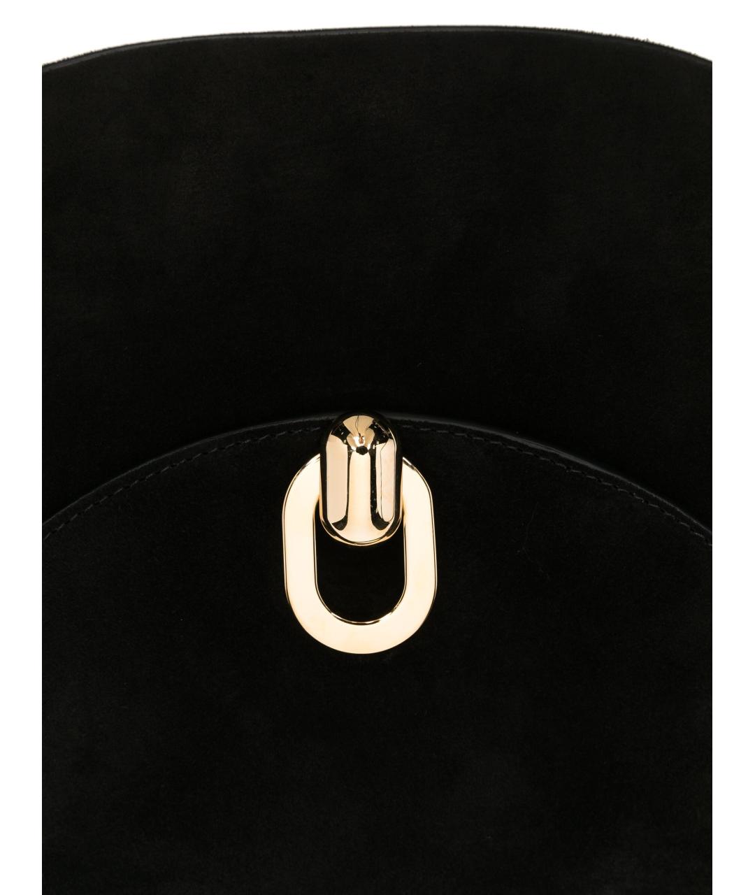 Savette Черная замшевая сумка через плечо, фото 2