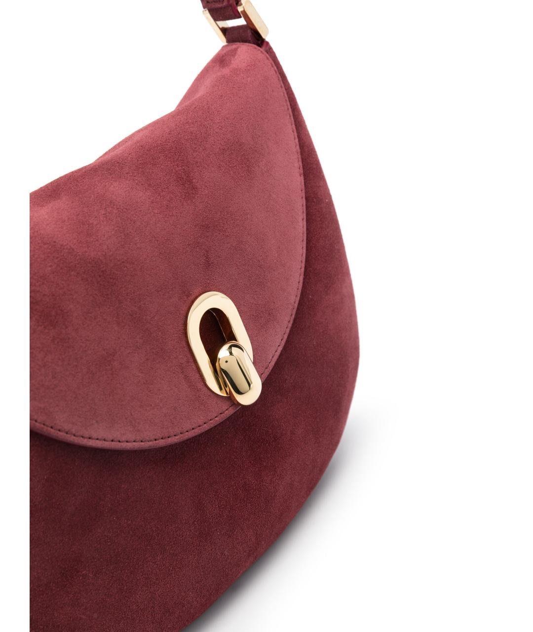 Savette Красная замшевая сумка через плечо, фото 2