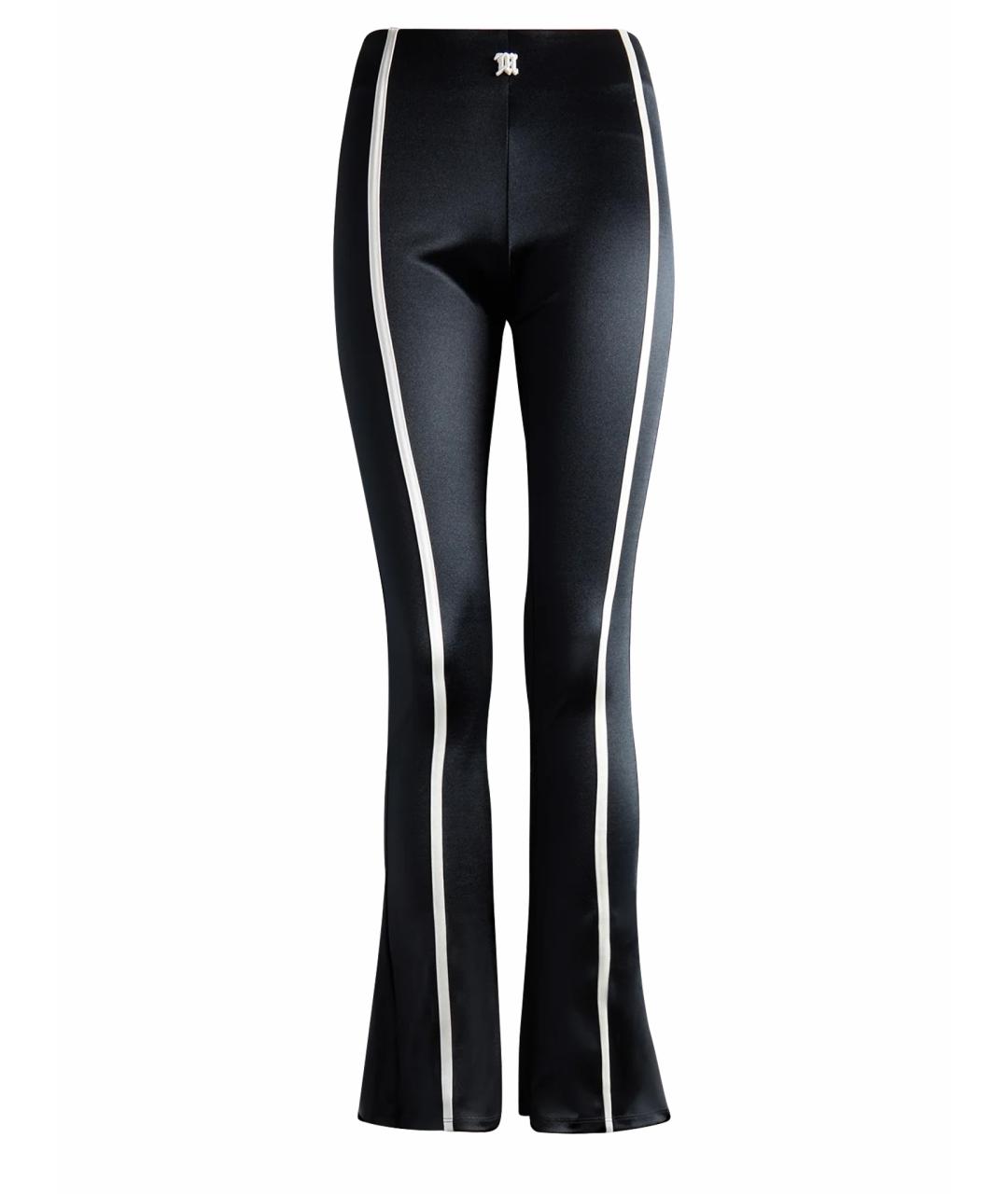 MISBHV Черные полиамидовые прямые брюки, фото 1