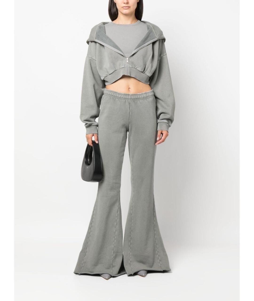 entire studios Серая хлопковая футболка, фото 2