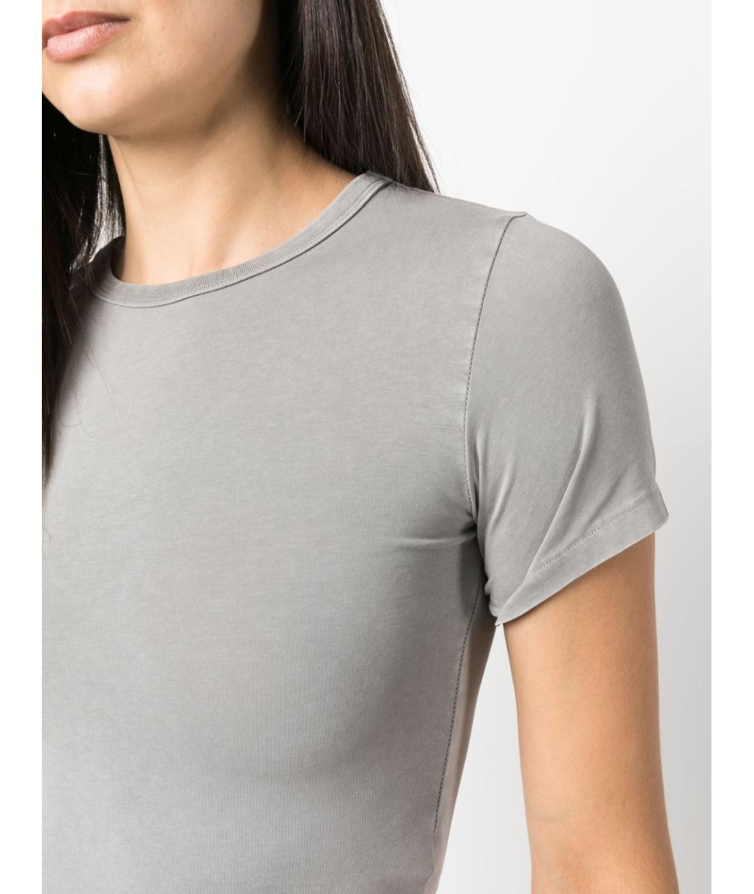 entire studios Серая хлопковая футболка, фото 3