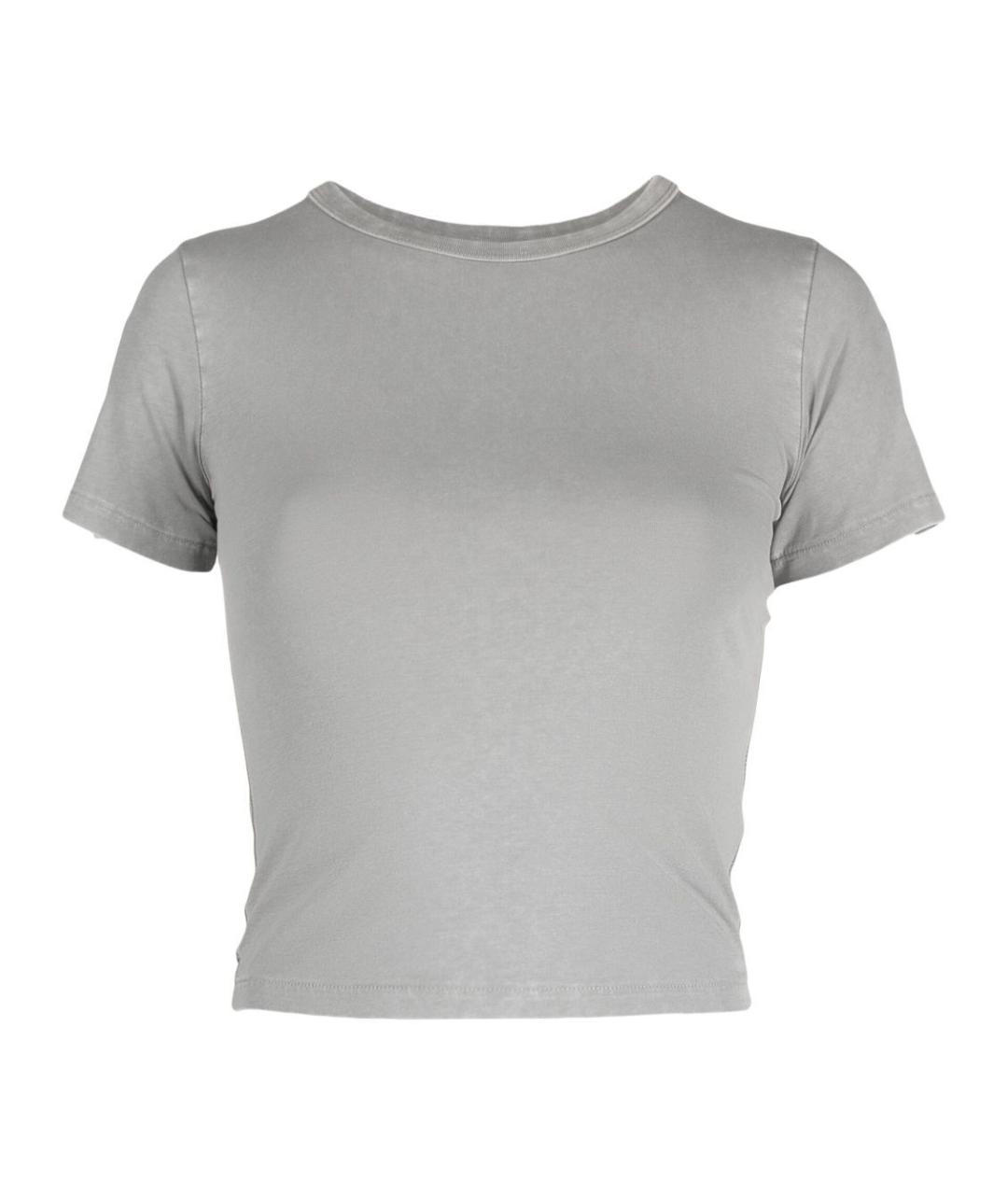 entire studios Серая хлопковая футболка, фото 1