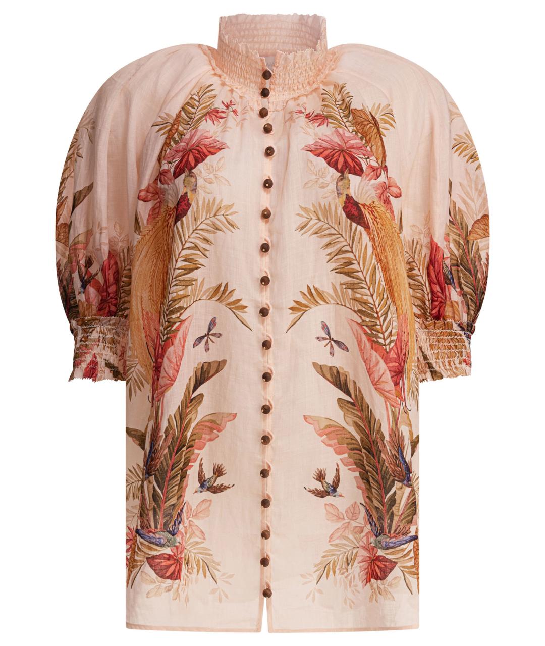 ZIMMERMANN Мульти льняная рубашка, фото 1