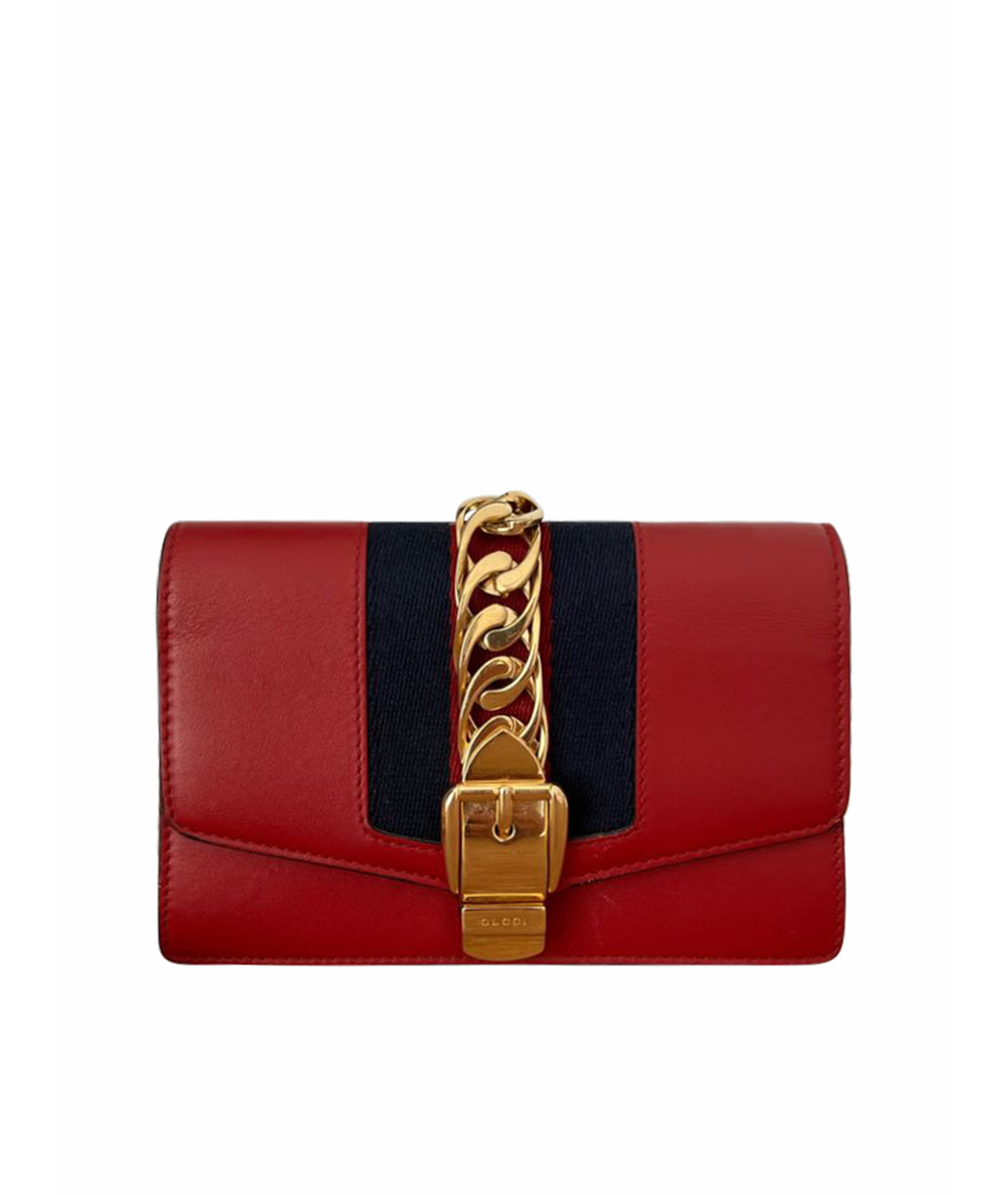 GUCCI Красная кожаная сумка тоут, фото 1