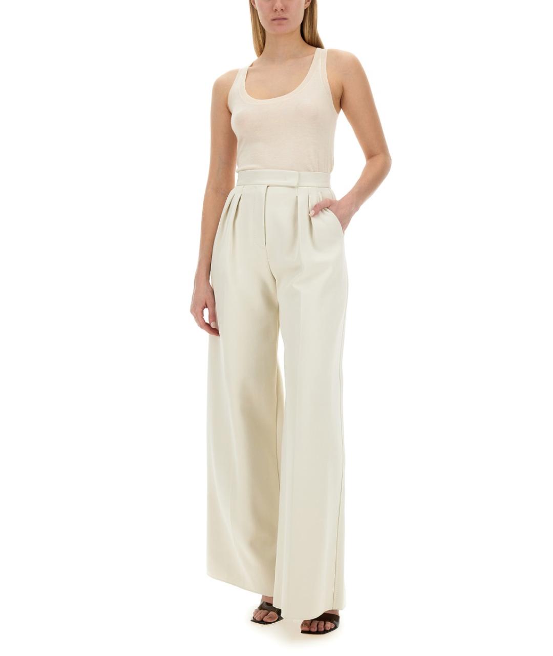 MAX MARA Белая кашемировая майка, фото 2