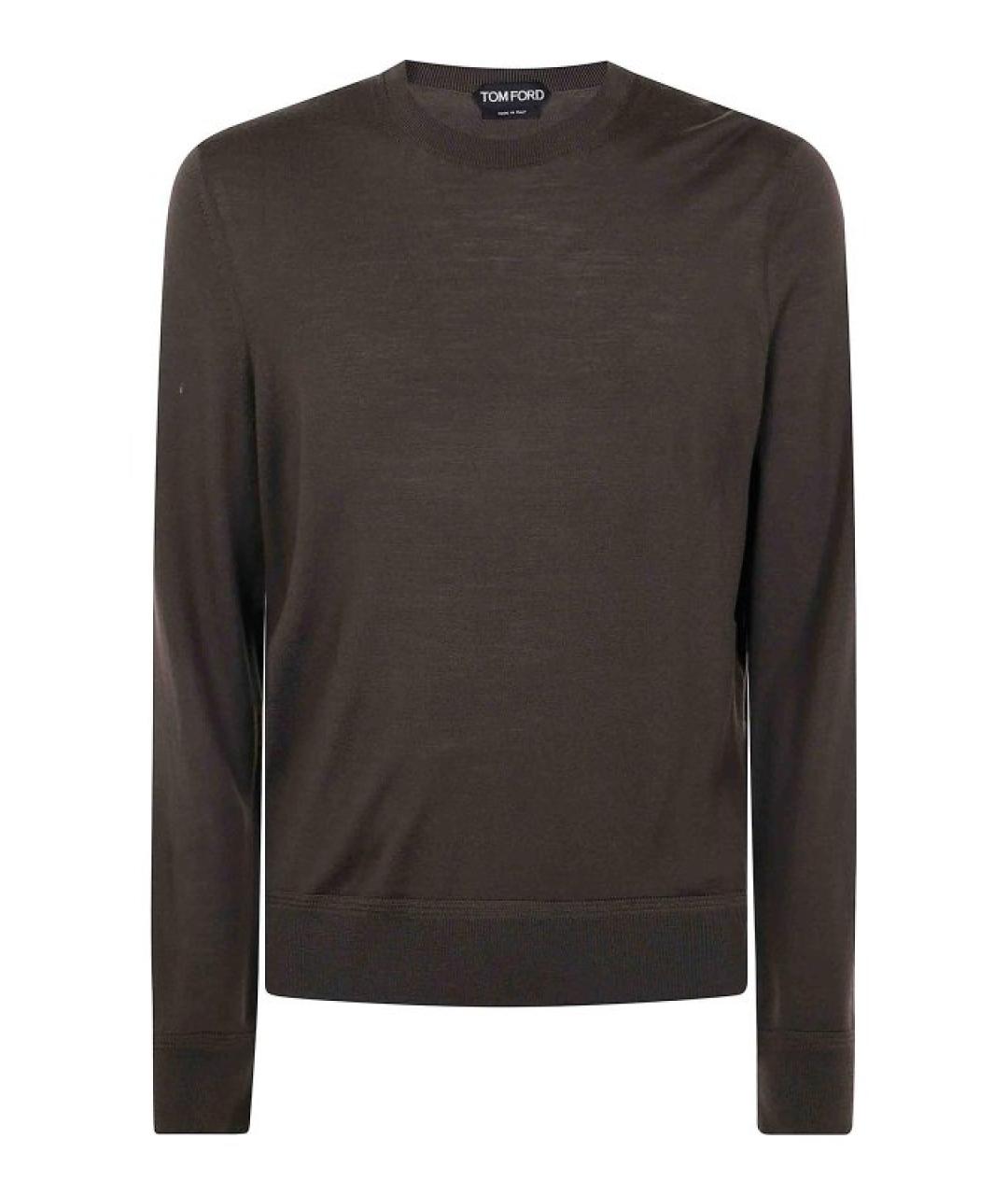 TOM FORD Зеленый шерстяной джемпер / свитер, фото 1