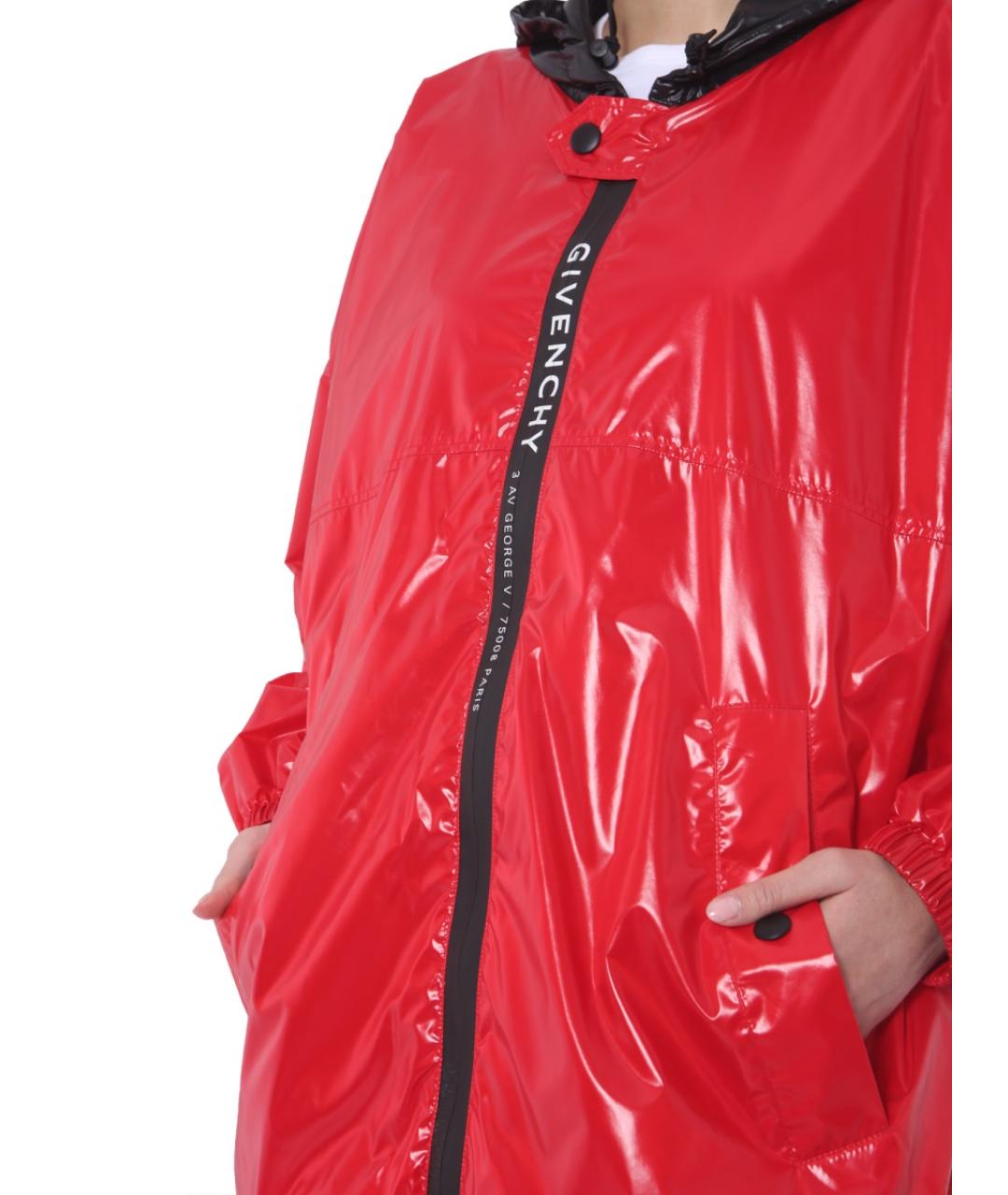 GIVENCHY Красная полиамидовая куртка, фото 3
