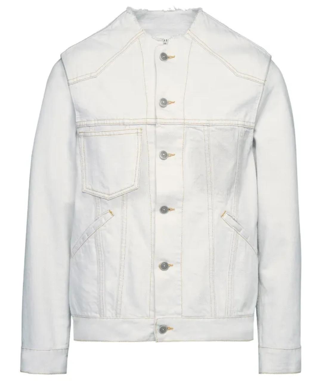 MAISON MARGIELA Белая хлопковая куртка, фото 1