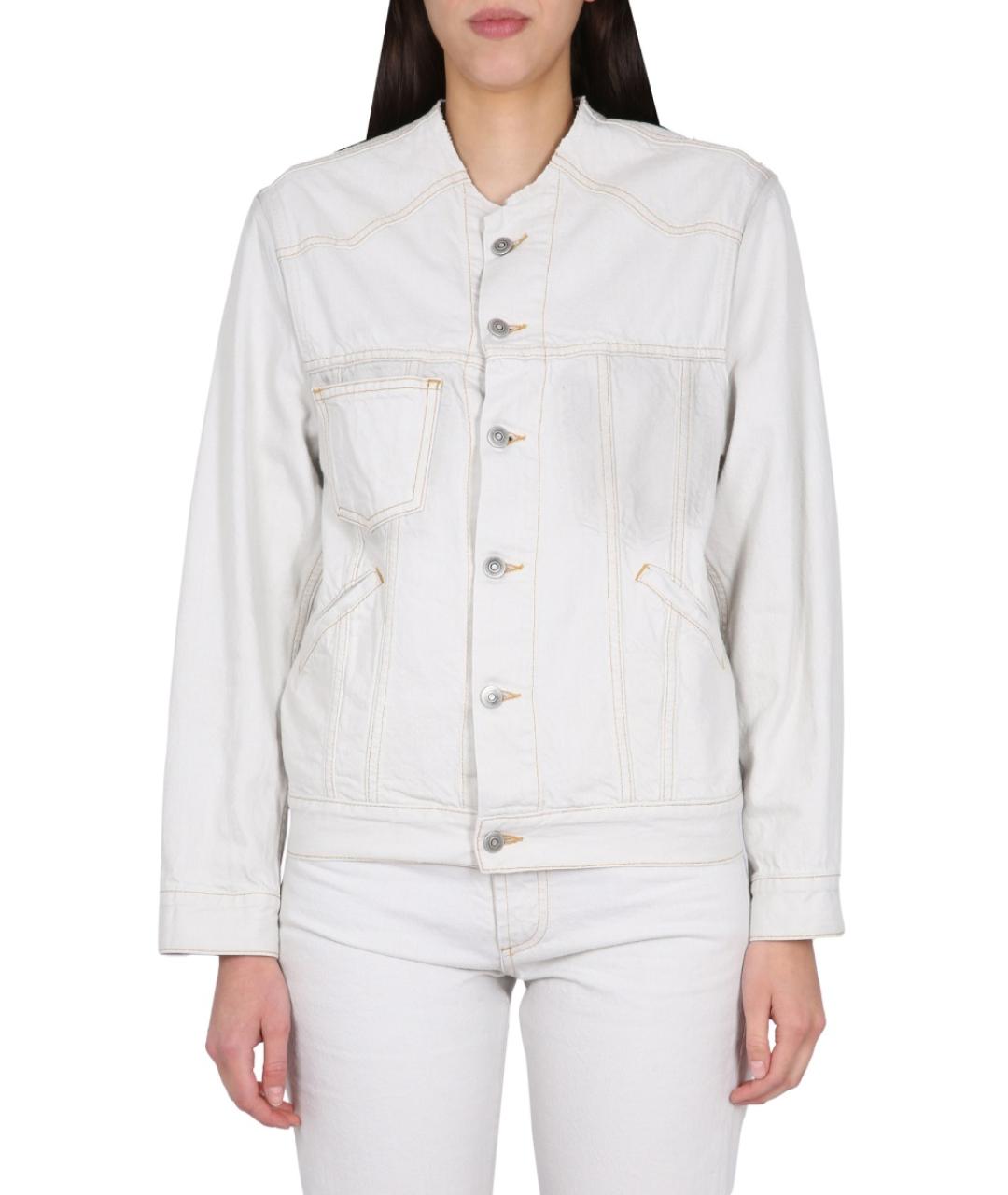 MAISON MARGIELA Белая хлопковая куртка, фото 2