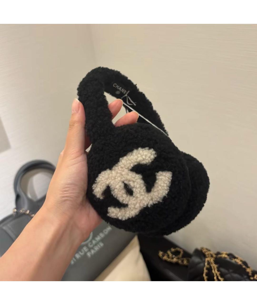 CHANEL Черные наушники, фото 2