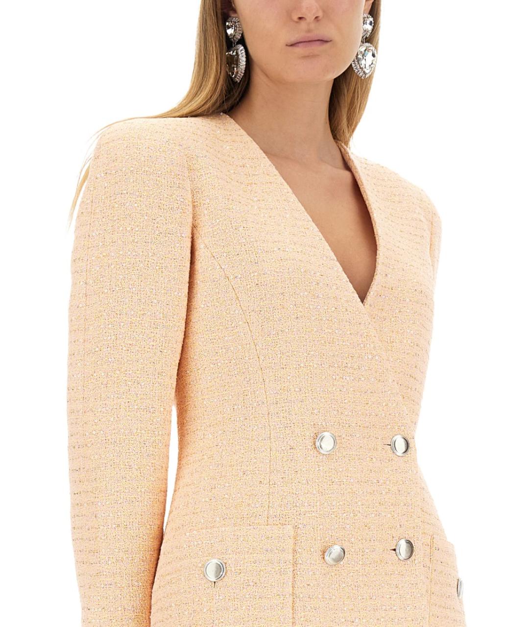 ALESSANDRA RICH Желтая хлопковая куртка, фото 5