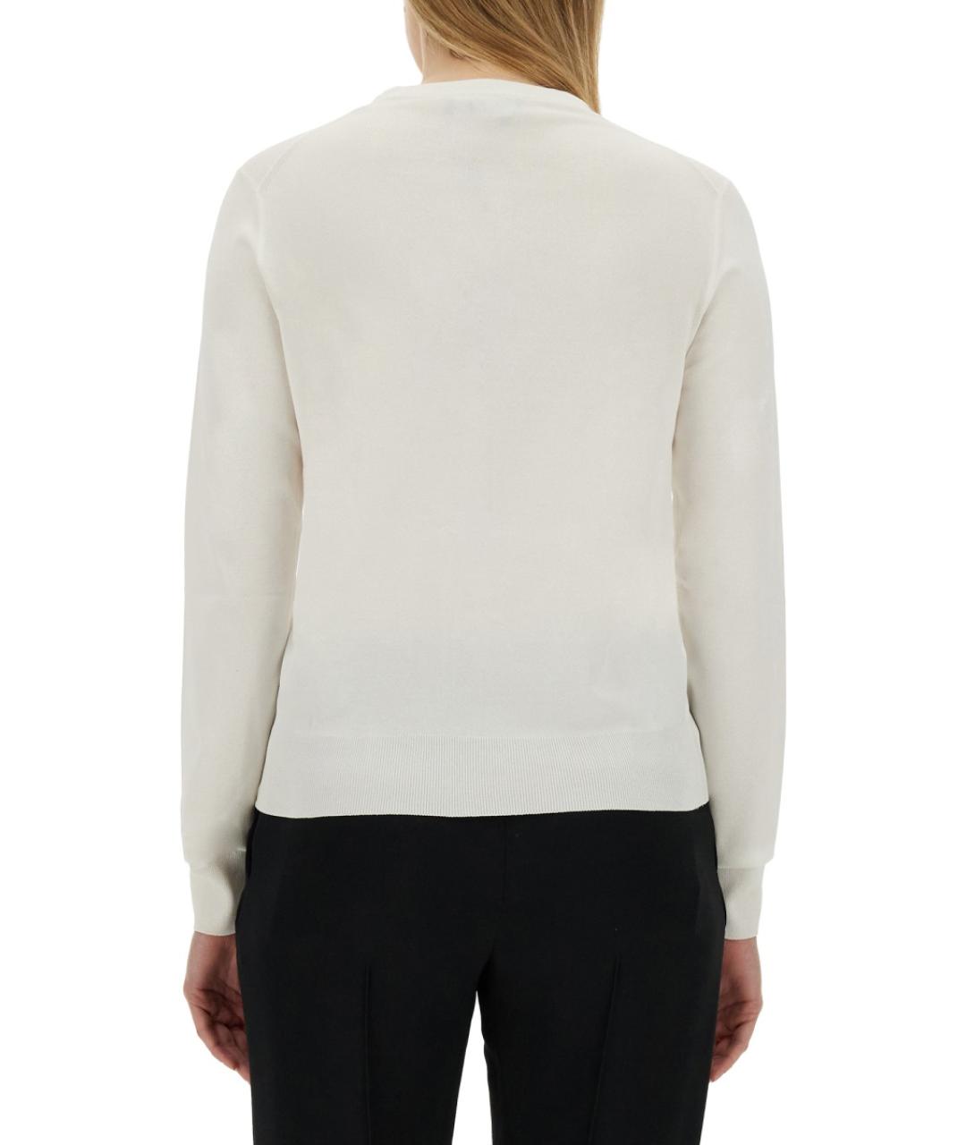 DOLCE&GABBANA Белый шелковый кардиган, фото 4