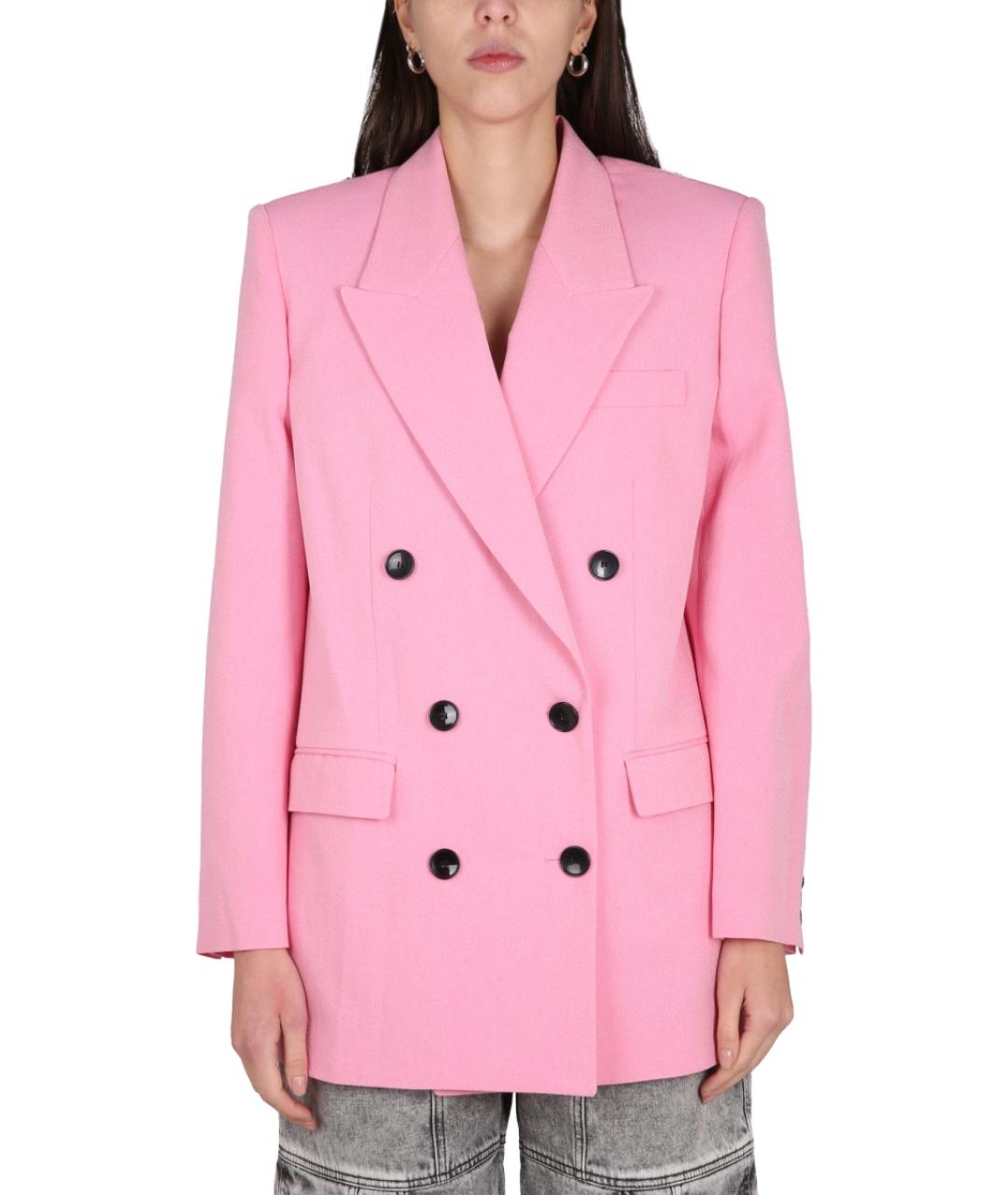 ISABEL MARANT Розовый вискозный жакет/пиджак, фото 2