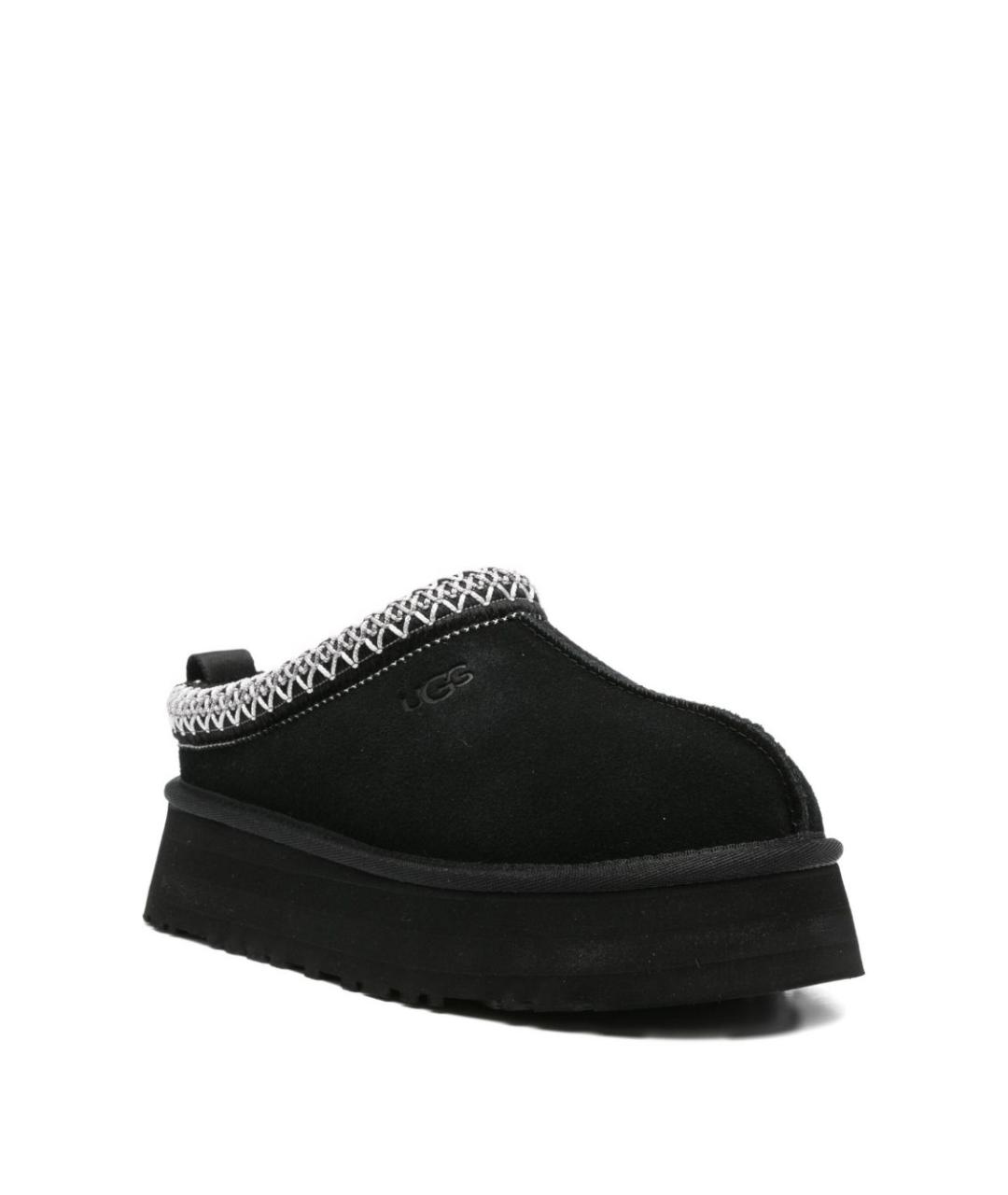 UGG AUSTRALIA Черные нубуковые мюли, фото 2