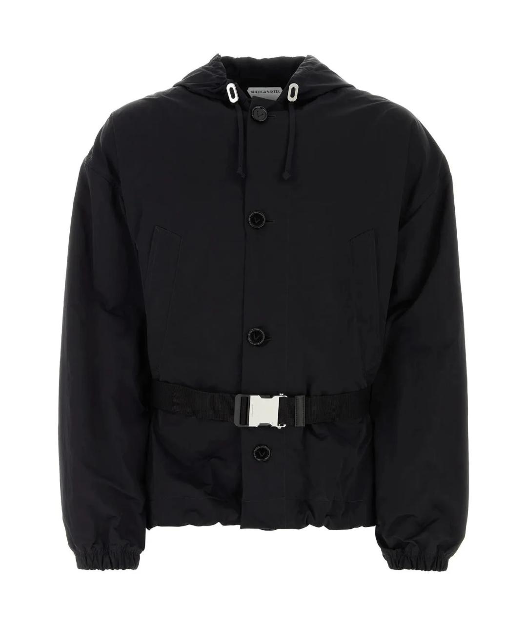 BOTTEGA VENETA Черная полиамидовая куртка, фото 1