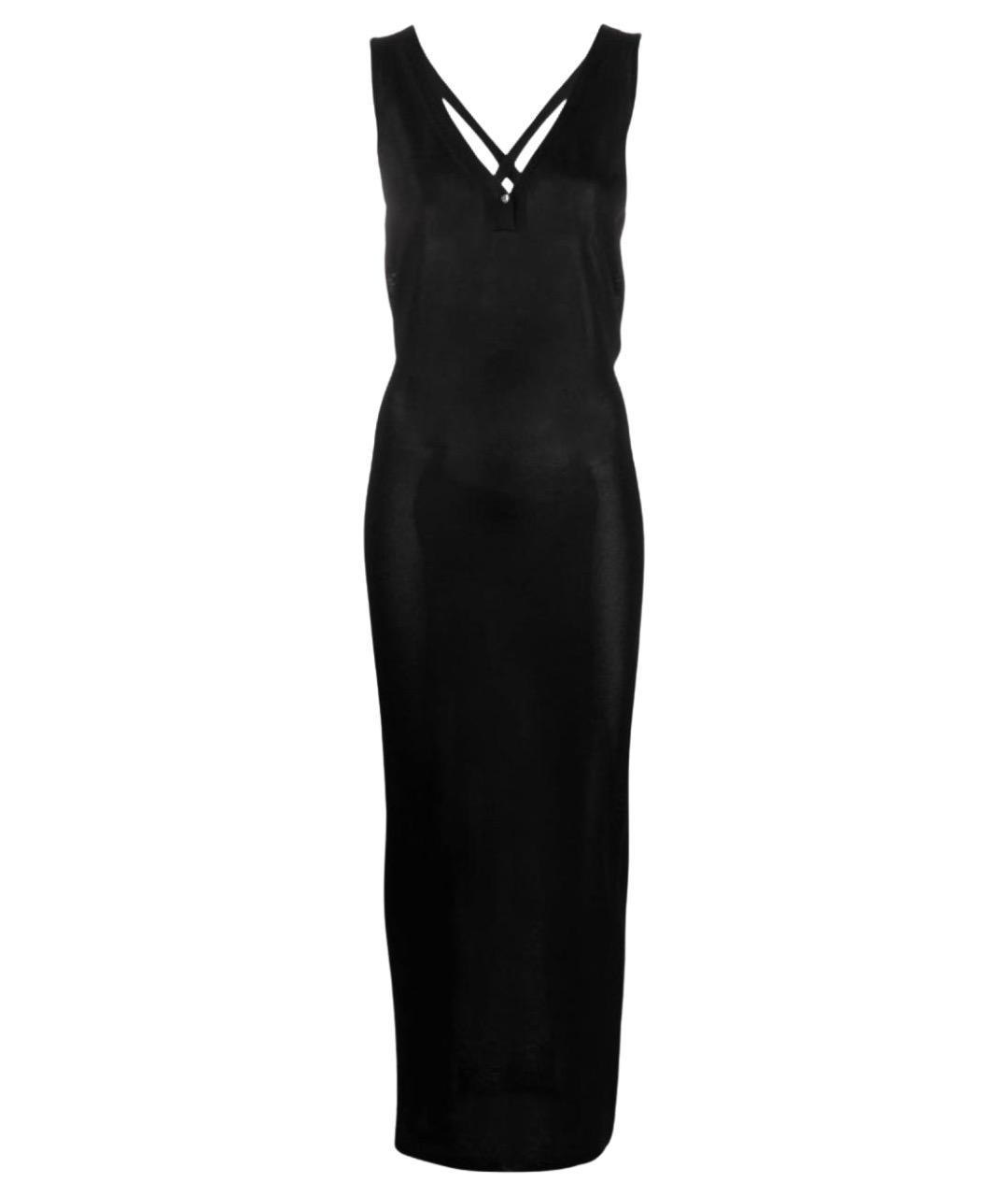 TOM FORD Черное вискозное повседневное платье, фото 1