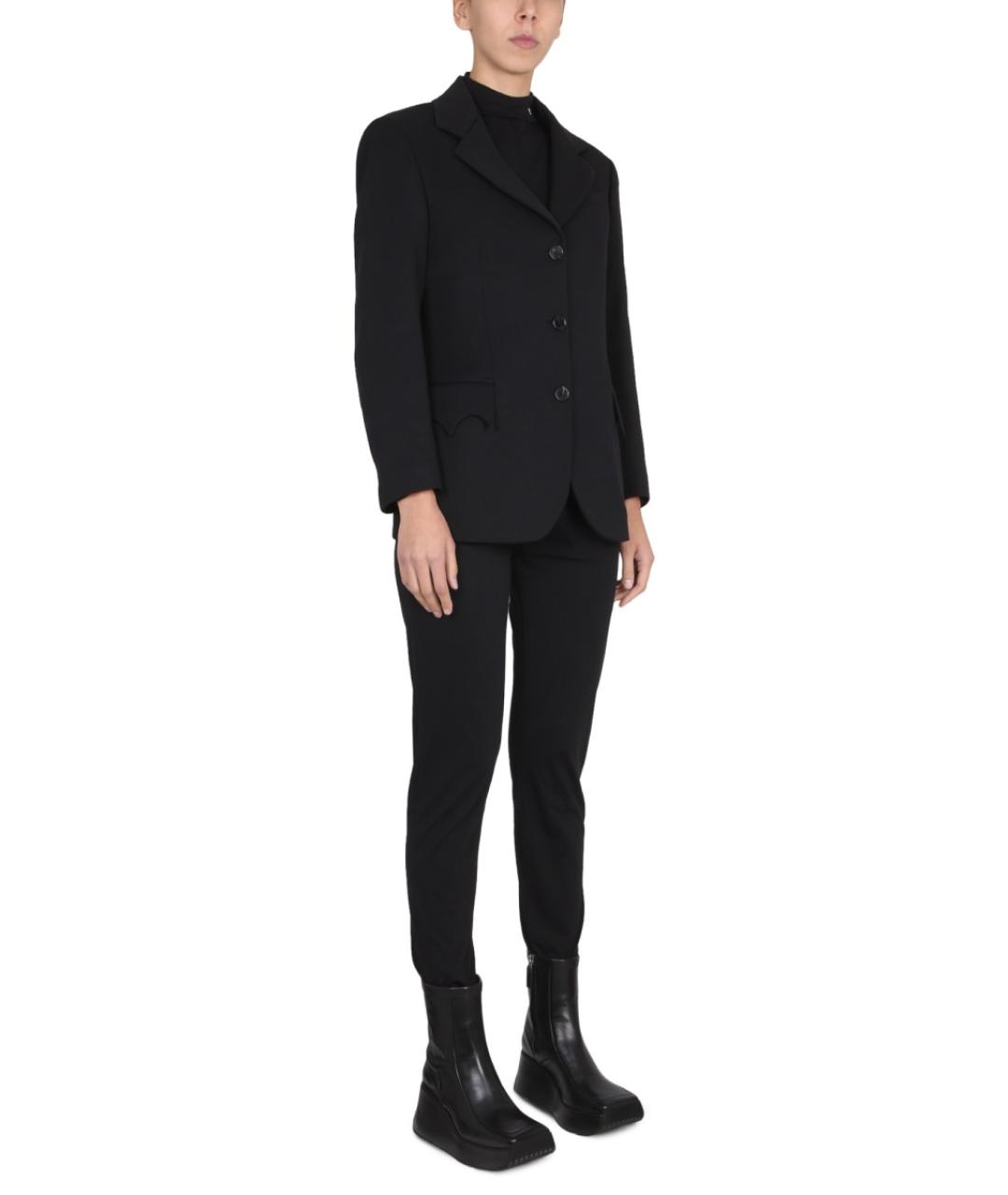 RAF SIMONS Черный хлопковый комбинезон, фото 2