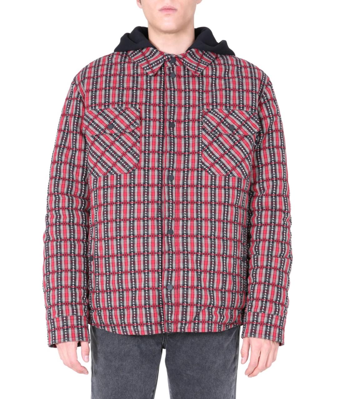 OFF-WHITE Красная хлопковая кэжуал рубашка, фото 2