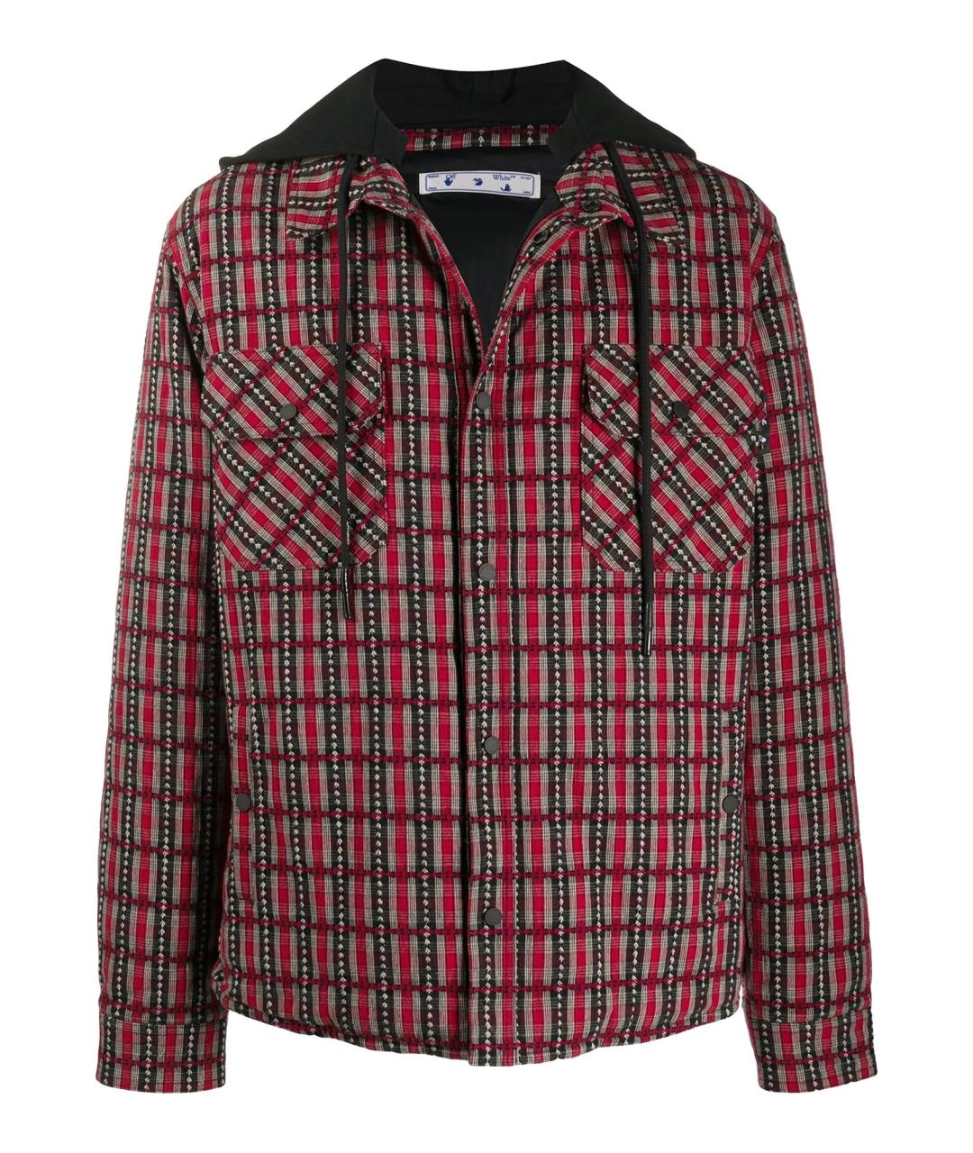 OFF-WHITE Красная хлопковая кэжуал рубашка, фото 1