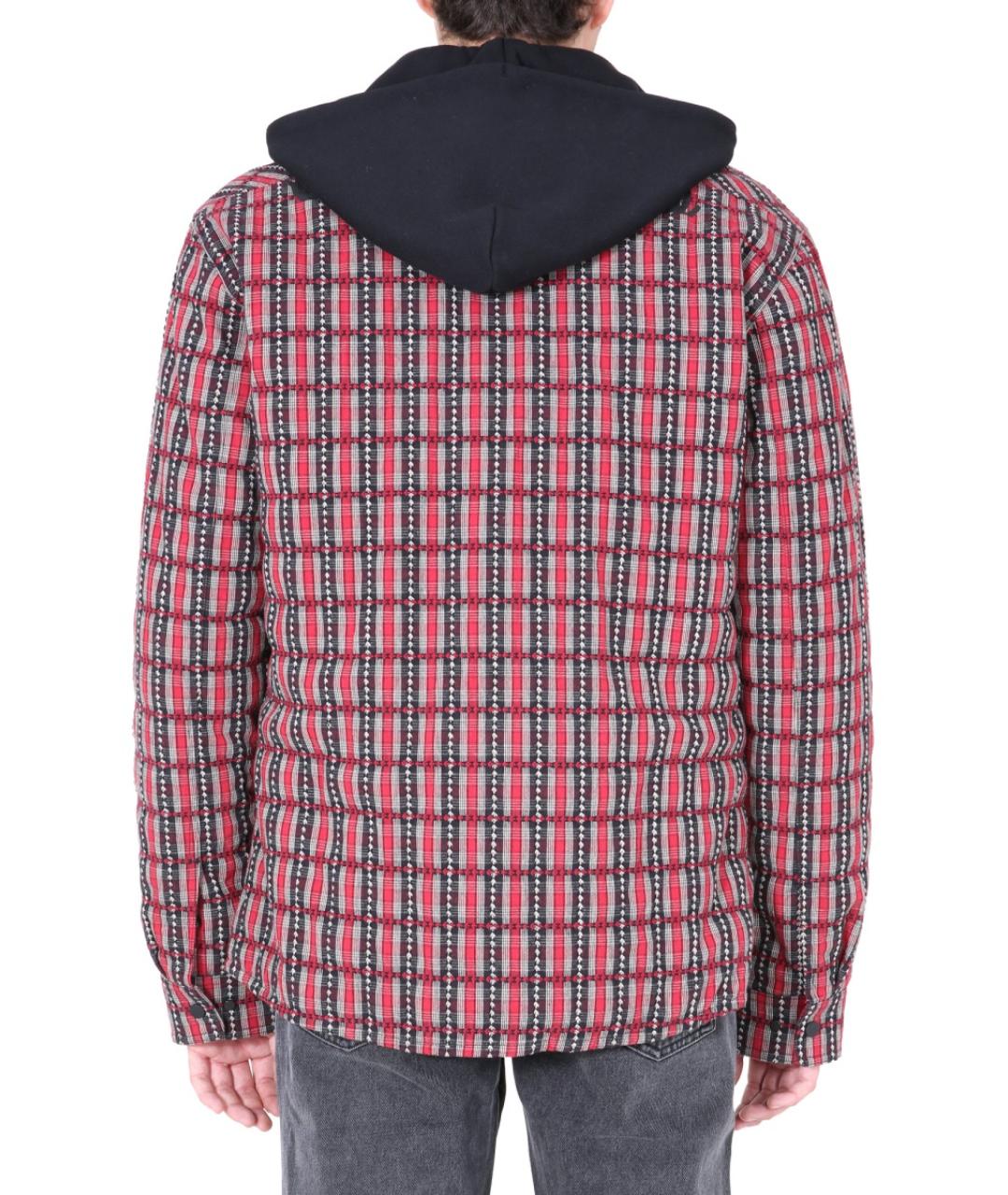 OFF-WHITE Красная хлопковая кэжуал рубашка, фото 4