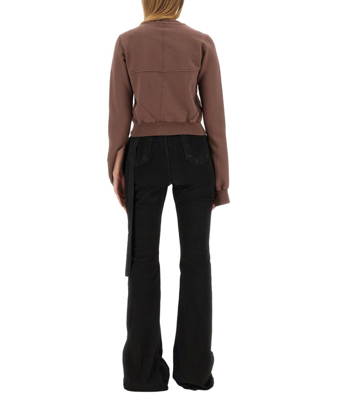 RICK OWENS DRKSHDW Коричневый хлопковый джемпер / свитер, фото 4