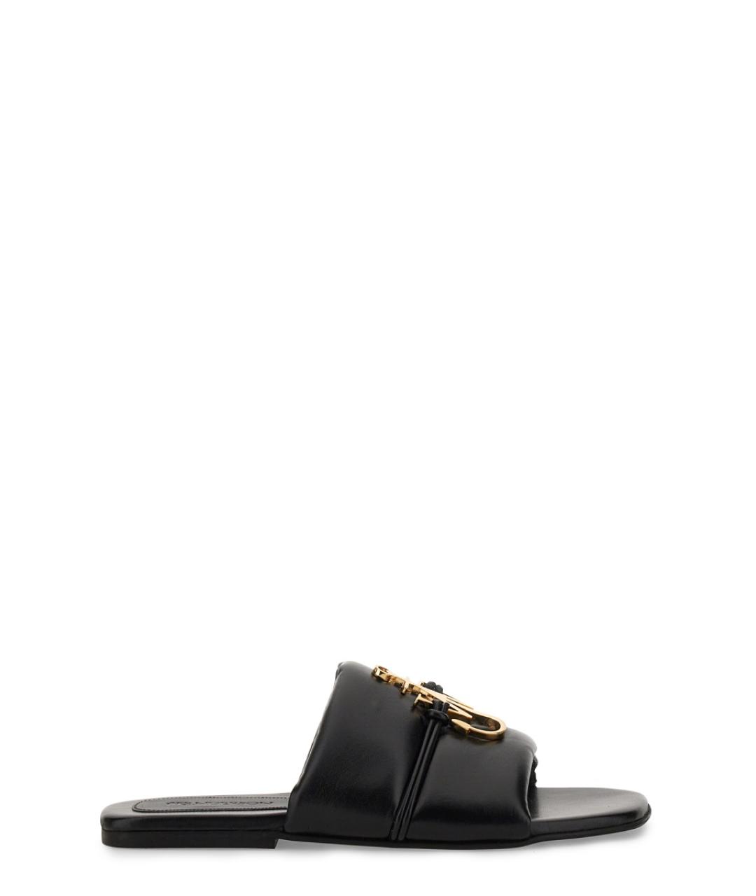 J.W.ANDERSON Черные кожаные сандалии, фото 1