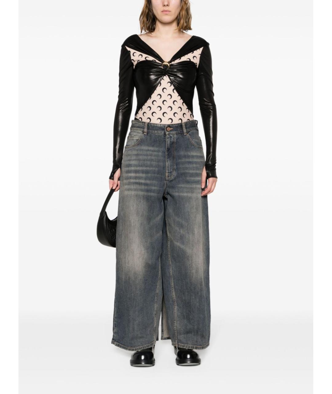 MARINE SERRE Мульти вискозное боди, фото 3