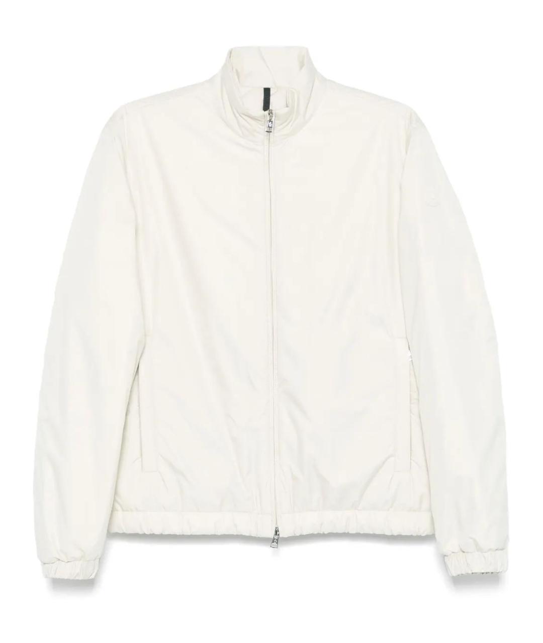 MONCLER Бежевая полиэстеровая куртка, фото 1