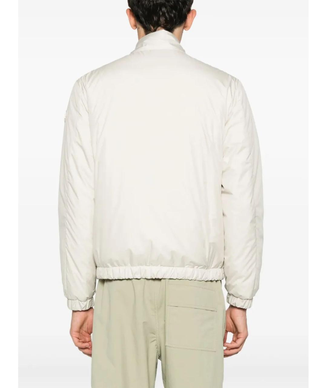 MONCLER Бежевая полиэстеровая куртка, фото 4