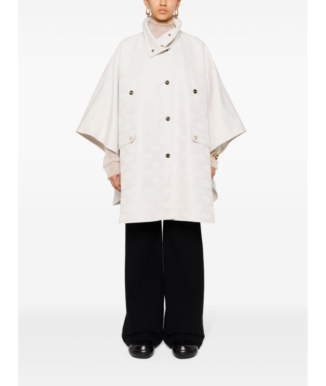 MAX MARA Белая полиэстеровая куртка, фото 5