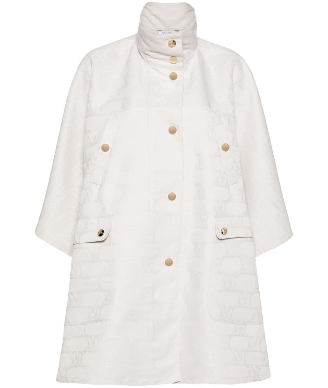 MAX MARA Белая полиэстеровая куртка, фото 1