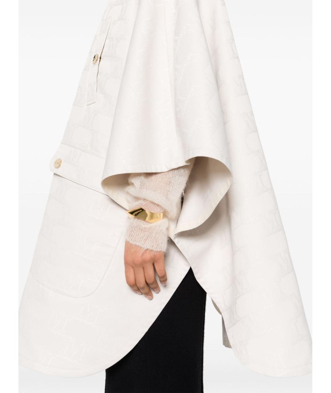 MAX MARA Белая полиэстеровая куртка, фото 3