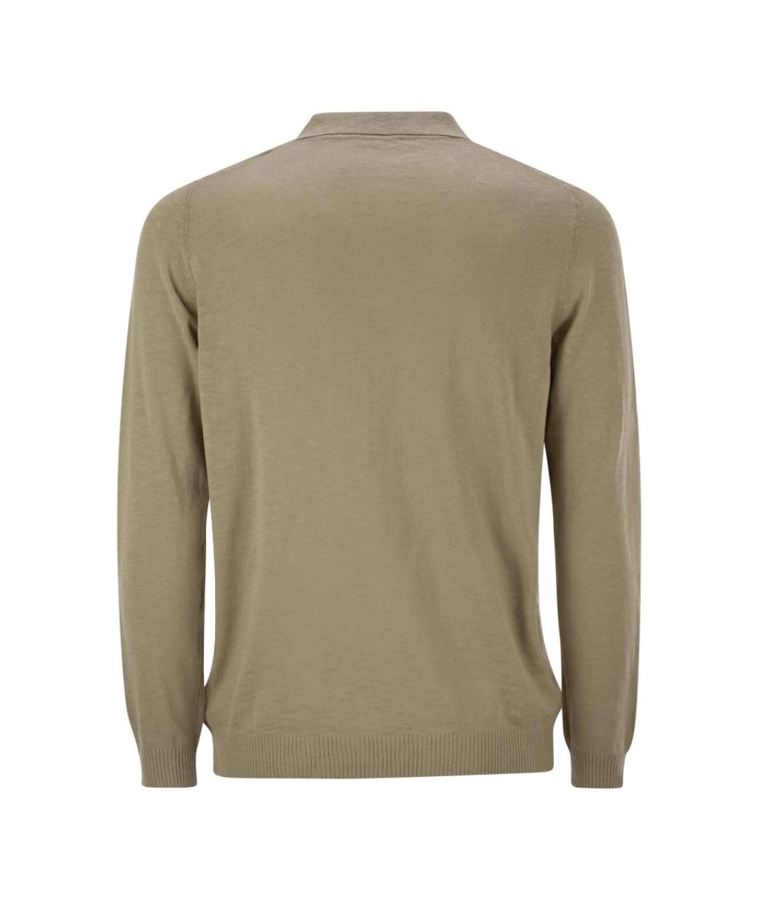 PT TORINO Бежевый хлопковый джемпер / свитер, фото 2